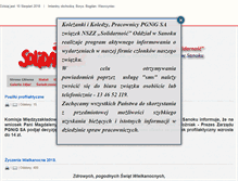 Tablet Screenshot of naftasolidarnosc.pl